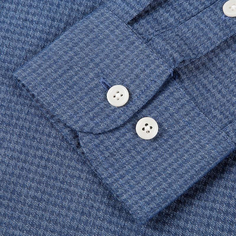 Talent Men's Jacquard Long Sleeve Shirt
