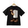 Cartoon Camel Refrigerator Unisex T-Shirt-Trendy Casual Tee|School,Work & Daily