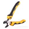 Deli Tools 6/7 Inch Angled Wire Stripping Pliers - Industrial Grade Electrician Cutters (DL0201 02)