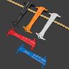 Bike Chain Checker Aluminum Alloy Bicycle Chain Wear Indicator Ruler Repair Tool Bicycle Chain Gauge Measurement Repair Tool