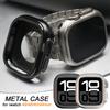 Capa Protetora de Metal para Apple Watch Ultra 3 49mm Bumper Estrutura Protetora Case para Iwatch 11 10 46mm 9 8 7 6 5 4 SE3 44mm 45mm