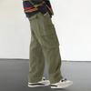 Men's Overalls Drawstring  Multi Pocket Casual Pants Hiking Pants Cotton Twill Pants