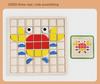 Mosaic 3D Puzzle: Wooden Educational Building Blocks for Children