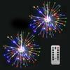 2Pcs Feuerwerk Licht 150 LEDs Weihnachten String Lichter mit Fernbedienung Dekorative Hängen