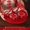 Wedding Kneeling Pads for Bride and Groom: Thickened Red Cushions for Tea Ceremony