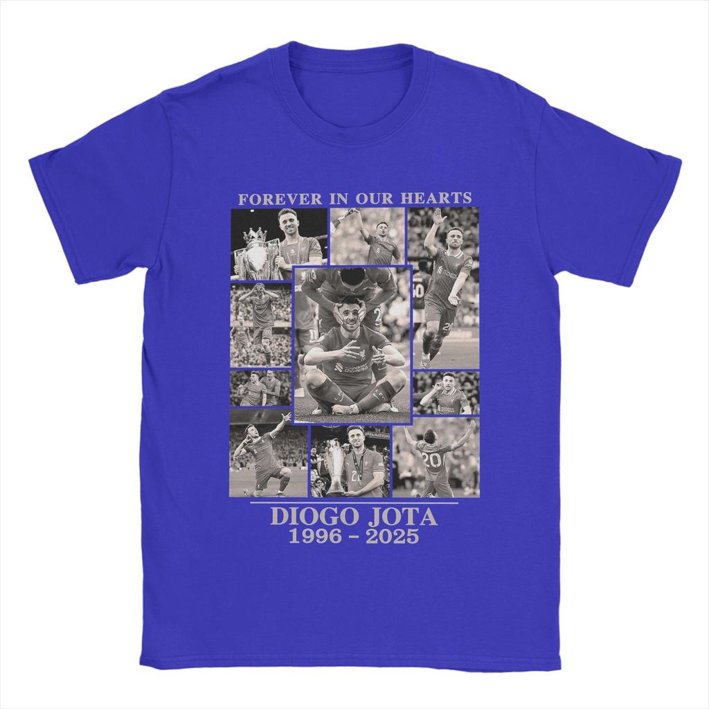 Diogo Jota Erinnerungs-Shirt Diogo Jota Gedenken 1996–2025 T-Shirts Kurzarm Y2K Fun Tops Sommer Baumwolle Rundhals Übergröße Kleidung