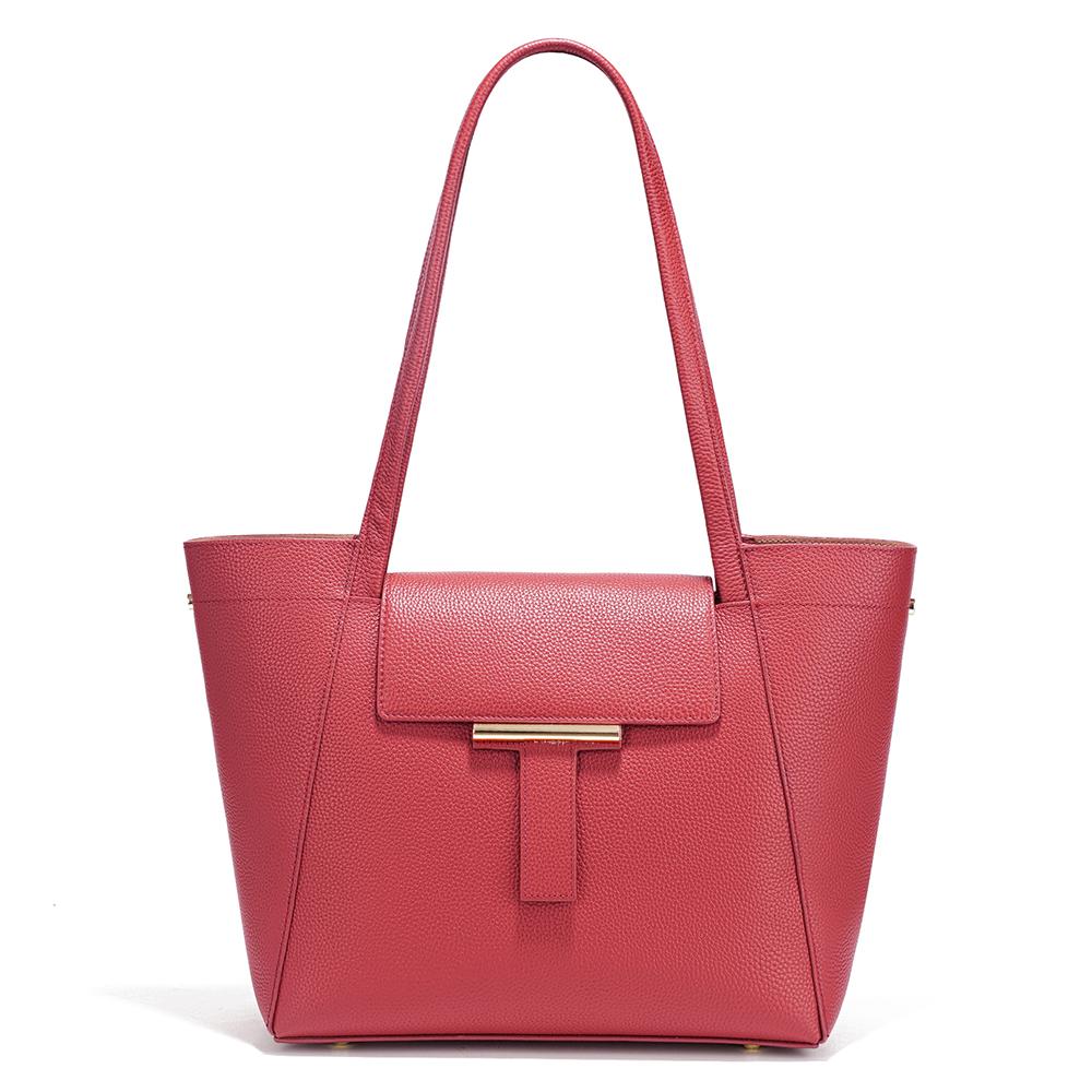 Zency Genuine Leather Women's Large Shoulder Bag for A4