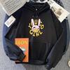 The Amazing Circus Rabbit Hoodies Long Sleeve Cartoon Graphic Sweatshirts Winter Fleece Casual Kawaii Printing Hooded