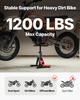 VEVOR Dirt Bike Lift Stand, Motorcycle Jack Lift Stand 1200lbs Capacity and Hydraulic Lift Operation