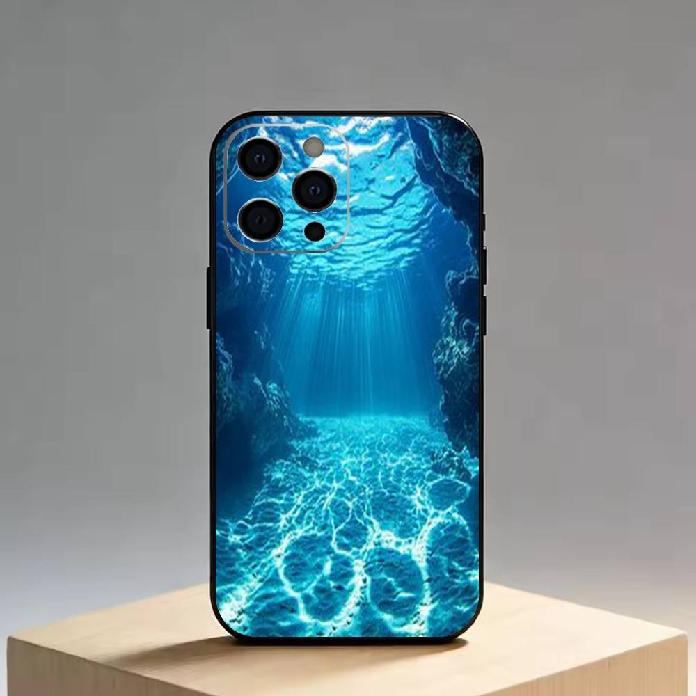 The Underwater World Texture   Phone Case Silicone Soft For IPhone 17 16 15 14 13 12 11 X XR Plus Pro Max Plus