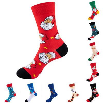 Christmas Printed  Winter Midi Socks Christmas Socks Casual Sports Warm Socks