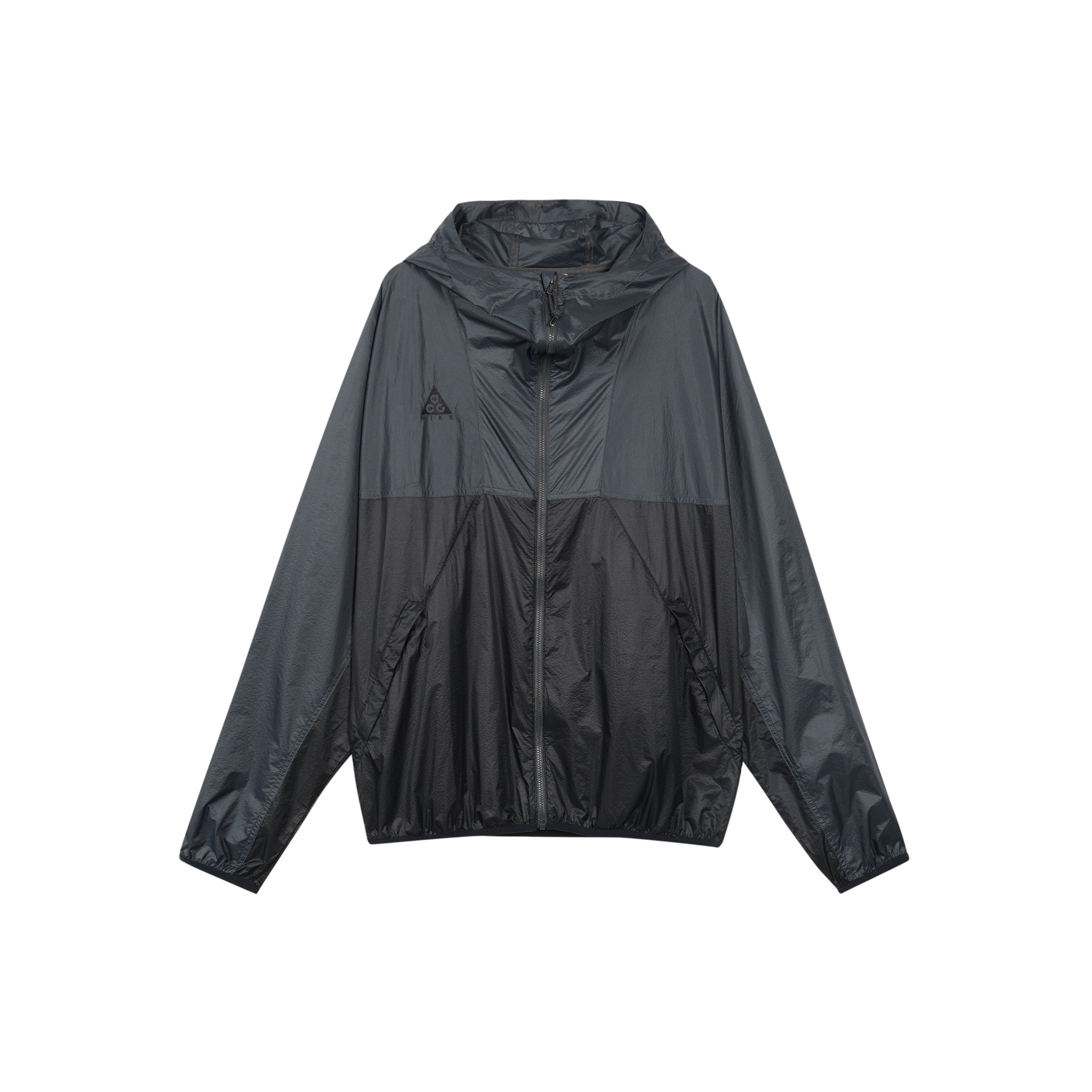 Nike ACG Lightweight Hooded Jacket Black Anthracite CK7239-010 XS