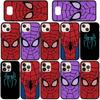 Phone Case for Samsung Galaxy S25 S23 S22 S24 Ultra FE A05 A06 A15 A16 A36 A37 A35 A54 A55 A56 A57 A25 A26 A53 A17 Spiderman Marvel Spider Man Cartoon
