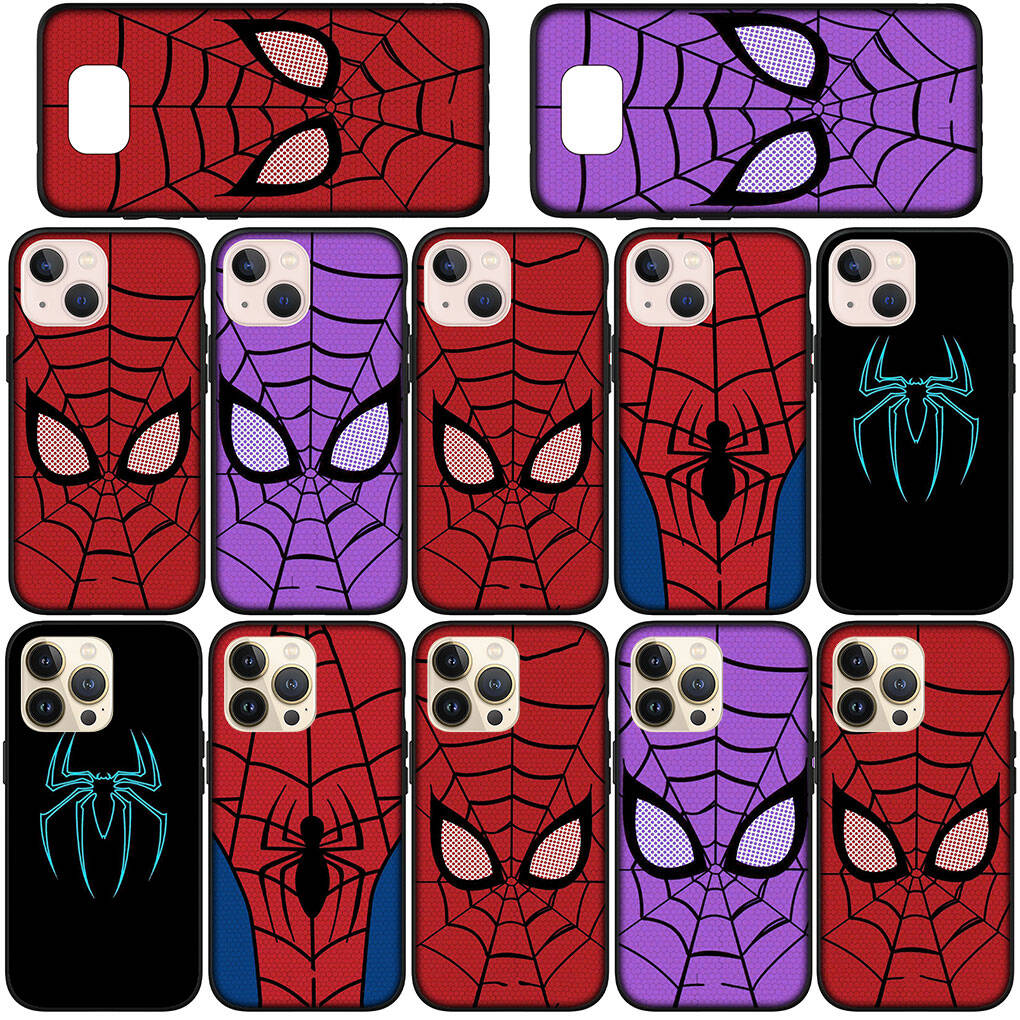 Phone Case for Samsung Galaxy S25 S23 S22 S24 Ultra FE A05 A06 A15 A16 A36 A37 A35 A54 A55 A56 A57 A25 A26 A53 A17 Spiderman Marvel Spider Man Cartoon
