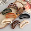 Oversized Hairpin Hollow Tortoiseshell Acetic Acid Grab Clip Retro Temperament Back Head Disc Hair Shark Clip