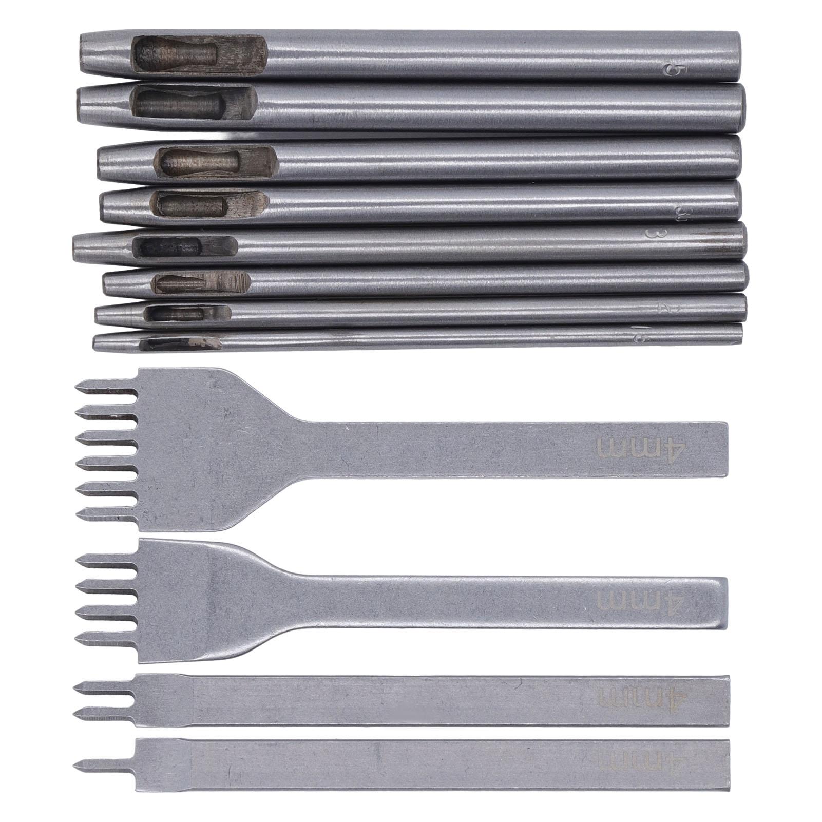 

Набор дыроколов для шитья кожи, круглый дырокол для кожи, ручной инструмент для дырокола своими руками