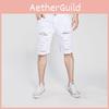 Premium Quality Fashion Mens Cargo Denim Shorts Casual Distressed Ripped Jeans