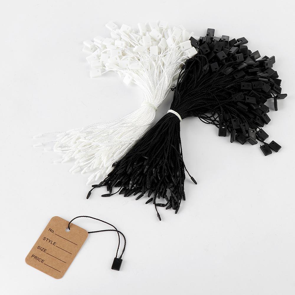 Useful Retail Garment Supplies Snap Lock Hangtags Clothing Label Price Tags Hang Tag String