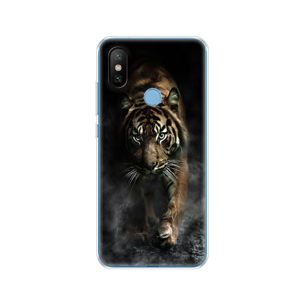 Xiaomi mix 2s için silikon kılıf xiaomi mi mix 2s için yumuşak kılıf kapak mix 2 s arka kapak koruyucu baskı coque