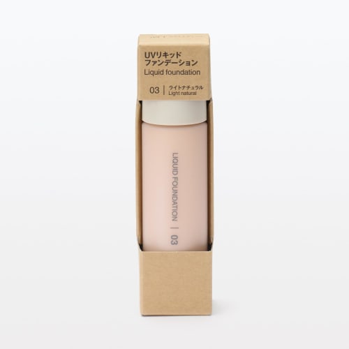 MUJI UV Liquid Foundation Light Natural 30ml SPF40 PA++++ OAP43A4S