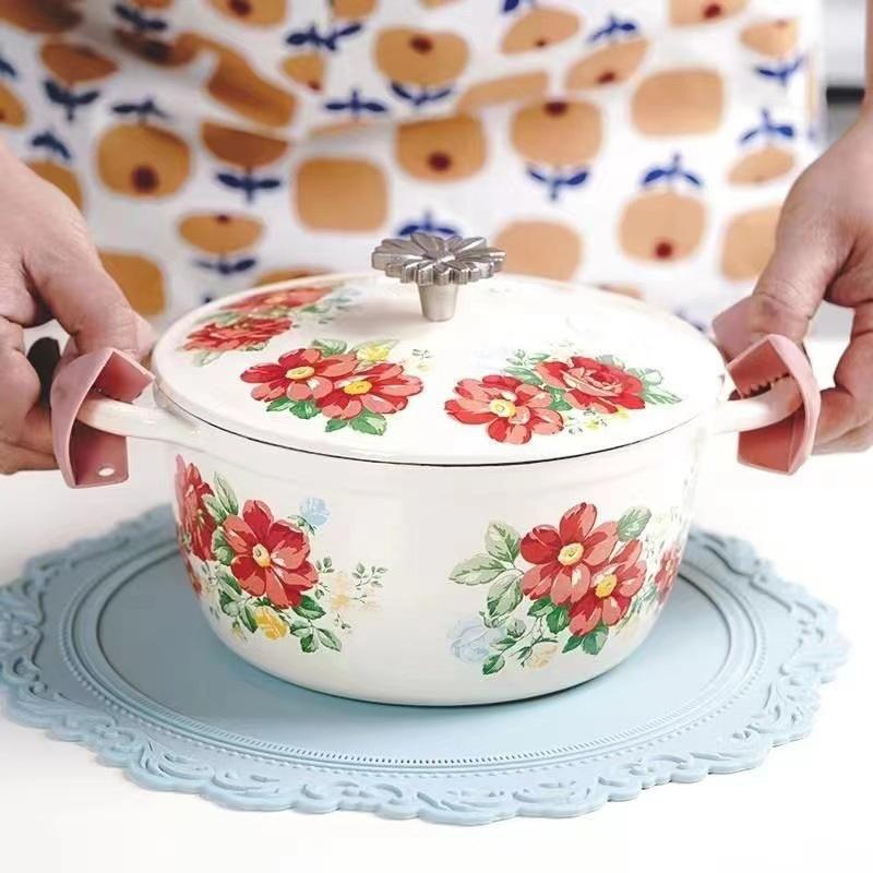 Kjøkkenklemme Anti skålding Sklisikkert håndtaksdeksel Kreativ matlaging Ovnhanske Gryteklips Kjøkken Gadgets Bueform Design Sløyfe