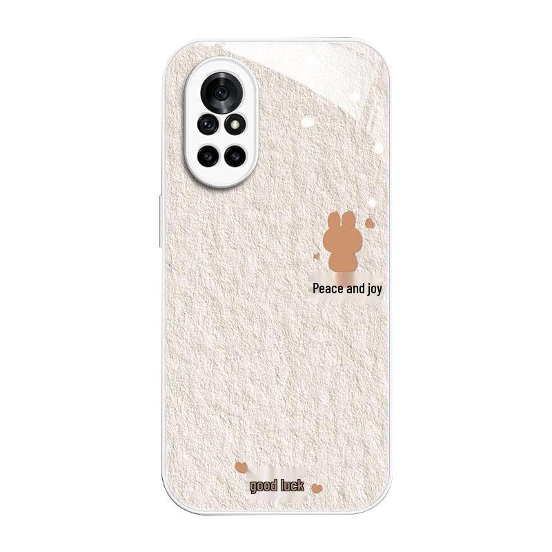 Huawei Nova Series Protective Phone Case - Anti-Drop, Full Coverage, Simple Rabbit Design for Nova 8, 9 Pro, 7 SE, and 6 Pro.