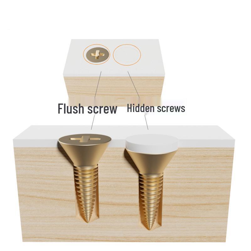 Woodworking Alloy Head Countersink & Step Drill for Self-Tapping Screws