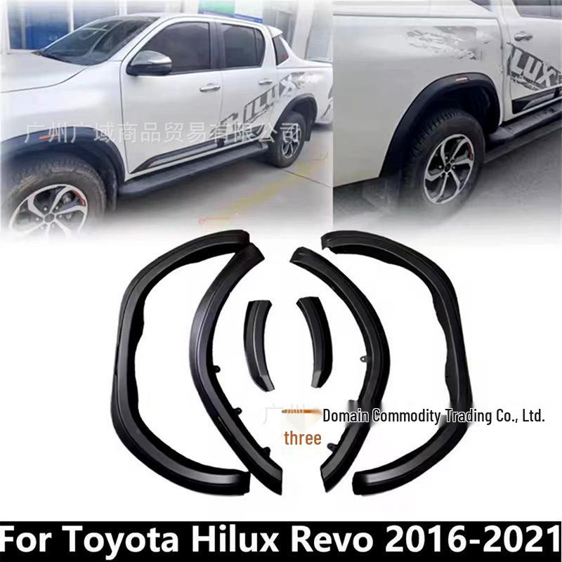 HILUX Revo Modified Fender Flares with Reflectors & Mud Flaps for Narrow Body Pickup