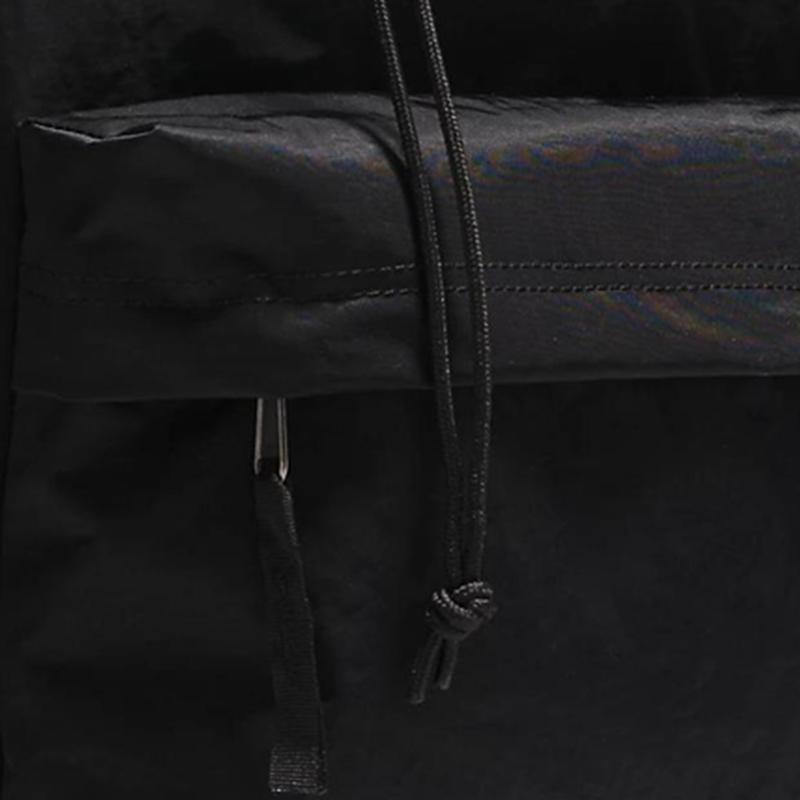 Vans Logo Casual Versatile Nylon Backpack Unisex backpack Black VN00082GBLK
