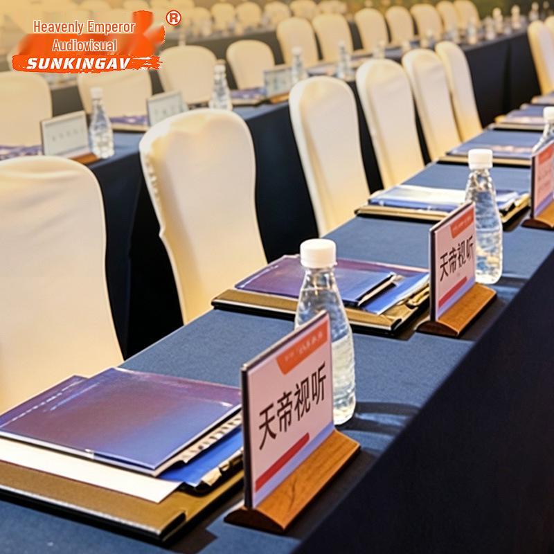 7.5" Double-Sided E-Ink Conference Table Card with Bluetooth & NFC