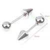 1 Paar Punk Persoonlijkheid Demon Titanium Staal Scherpe Kegel Piercing Voor Mannen Vrouwen Hip Hop Rock Kraakbeen Oorbellen Stud Sieraden Cadeau