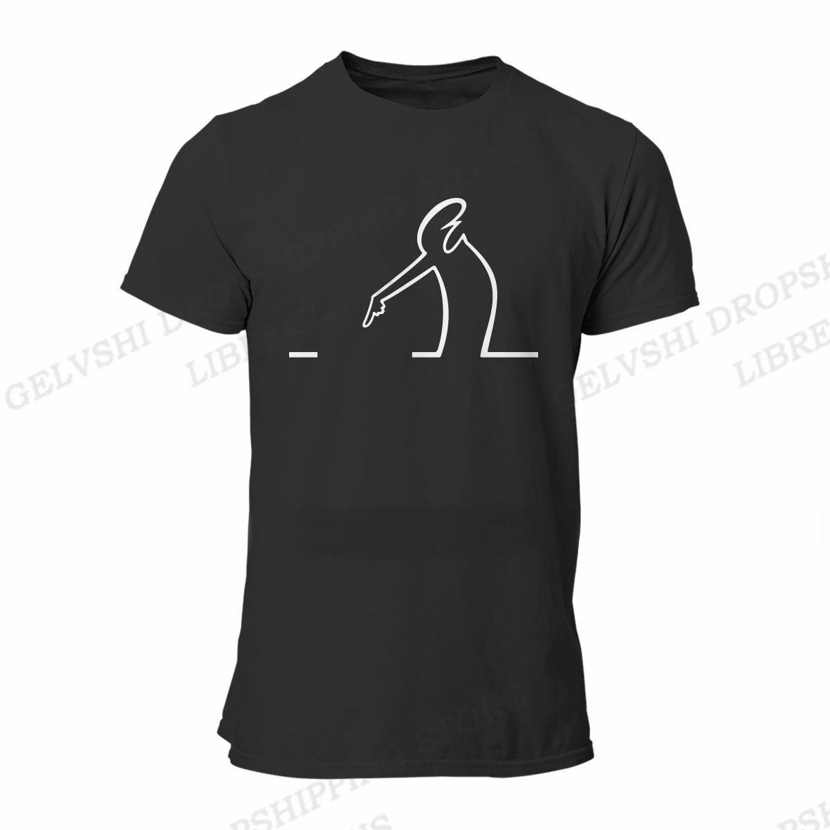 

Футболка из хлопка The Line Osvaldo Cavandoli, модная хип-хоп футболка La Linea, повседневная футболка с круглым вырезом, большие размеры, женские футболки XL