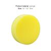 1Pc/12Pcs Waxing Sponge Porous Effortless High Density Super Soft Hand Tool Car Cleaning Durable Yellow Car Polish Wax Applicator Pad for Car