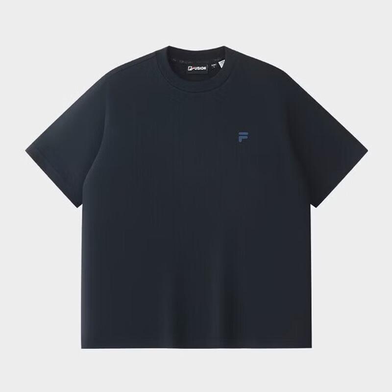 Fila FUSION Men's Zhang Hao Collection Knitted Short-Sleeve T-Shirt