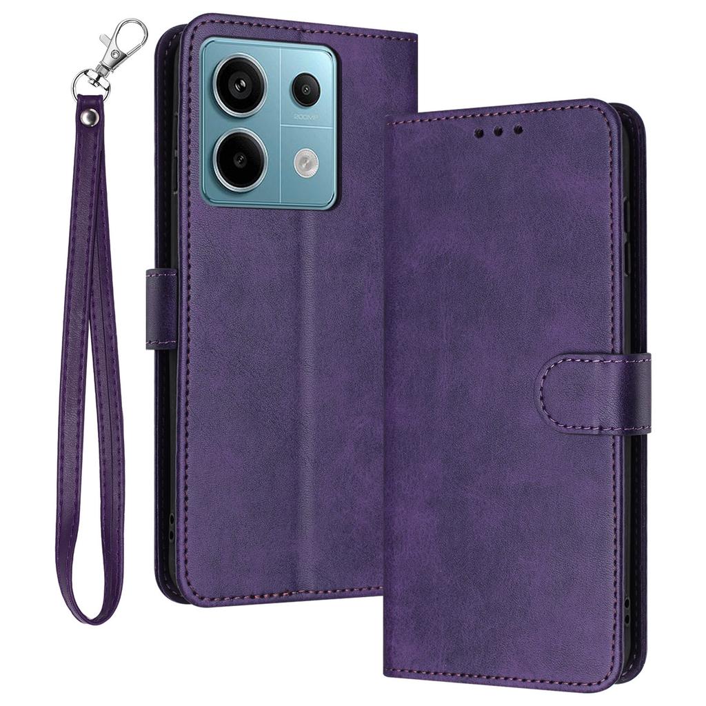 For Xiaomi Redmi Note 13 5G (China)/Redmi Note 13 5G Case Leather Wallet Anti-Fall Phone Cover