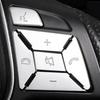12Pcs Steering Wheel Buttons Sticker Trim Decoration Cover Sticker Replacement for Mercedes-Benz A B C E SLK SL ML GL ClA GlA W176 W212 W204 W246