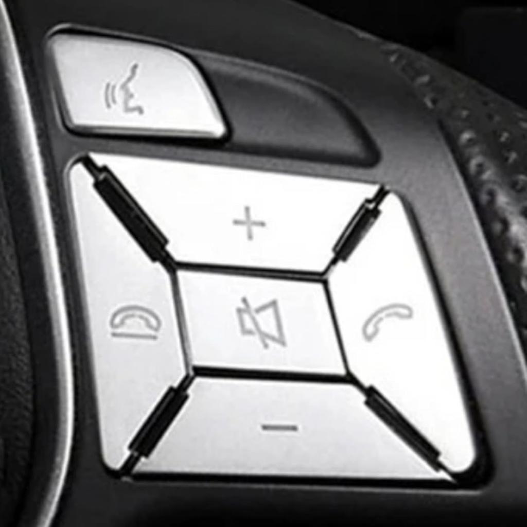 12Pcs Steering Wheel Buttons Sticker Trim Decoration Cover Sticker Replacement for Mercedes-Benz A B C E SLK SL ML GL ClA GlA W176 W212 W204 W246