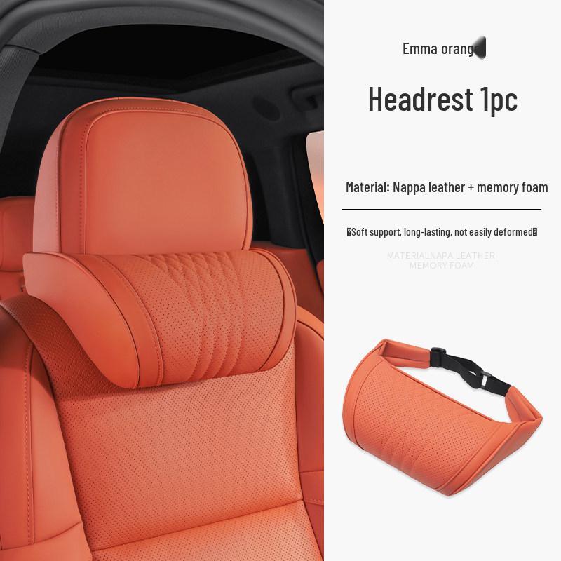 Xpeng P7/P5 Headrest Neck Pillow & Lumbar Support Cushion for Comfort in Car Interior