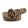 Women Round Buckle Belt Fashionable Casual Adjustable Comfortable Texture Belt for Formal Loose