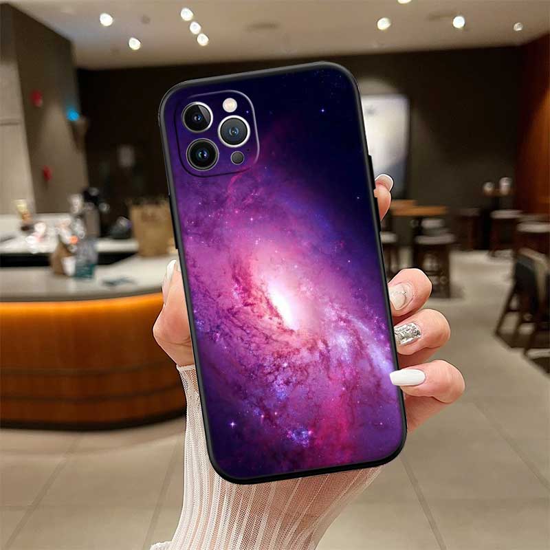 UP43 Purple Space Star New High-End Shell Phone Case for Redmi Note 13 14 Pro+ Plus A3 A3X 13X 13C 13R 14S 14C 14R