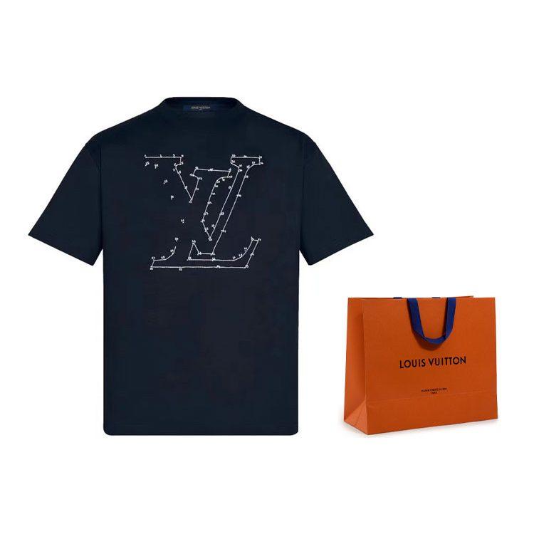 Louis Vuitton T Shirt Men's Blue 1A96L5