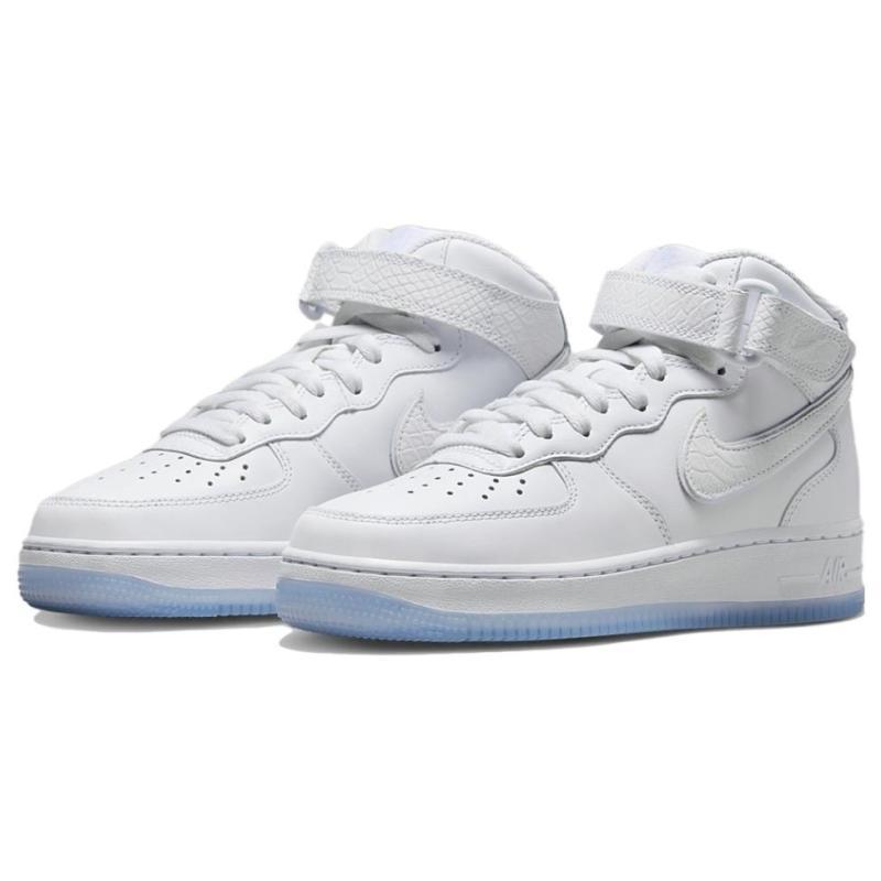 Nike Air Force 1 Mid White Snakeskin Ice Women's Sneakers FN4274-100