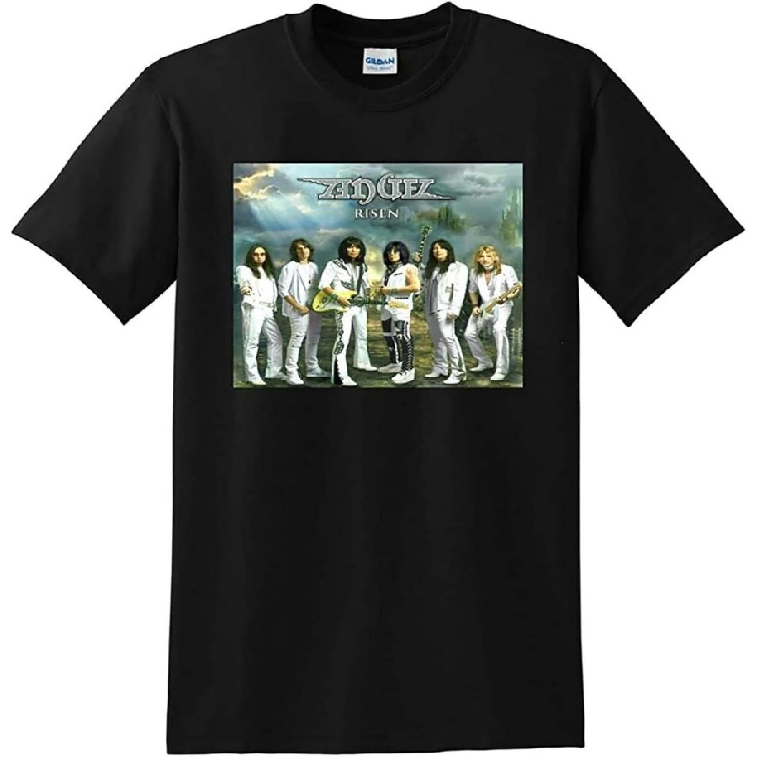

ZERONNEESTUDIO Men s Angel Rising Vinyl Cd Cover T-Shirts Black S різнокольоровий