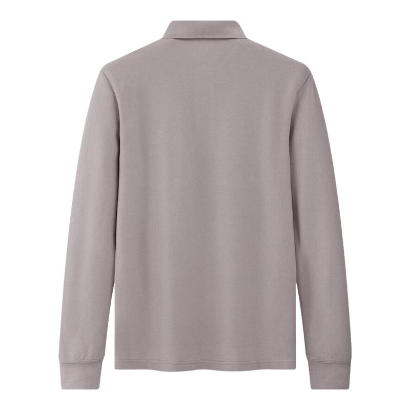 Septwolves Men s Pure Cotton Long Sleeve Polo T-Shirt 180/96A