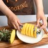 Rozsdamentes acél ananászhámozó magszeletelő vágó gyümölcshámozó könnyedén vágható korróziógátló pengék konyhai eszköz