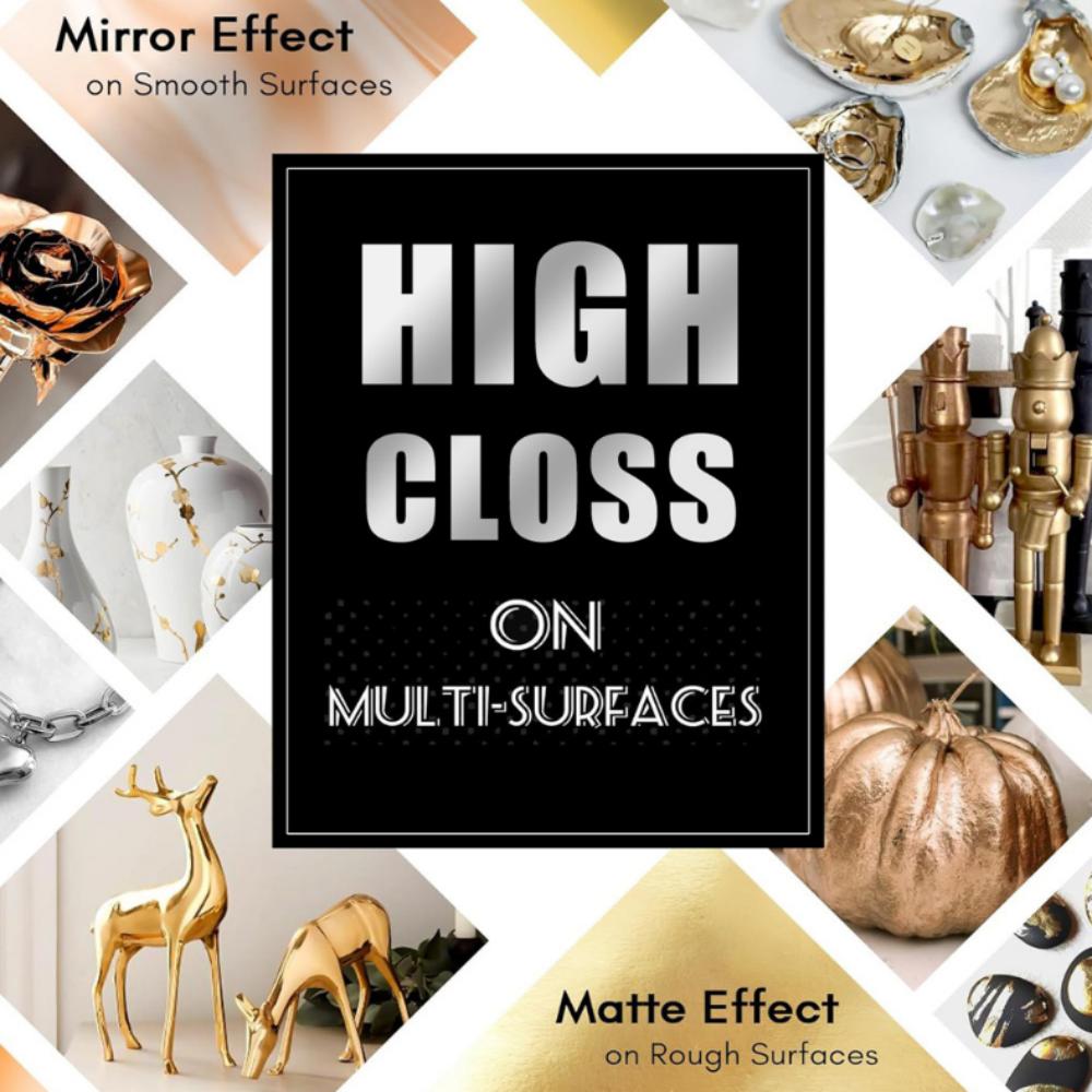 Chrome Mirror Marker Pen 2.0mm Waterproof Ink DIY Reflective Paint Pen Gold Silver Copper Marker Craft Model Painting Art Marker
