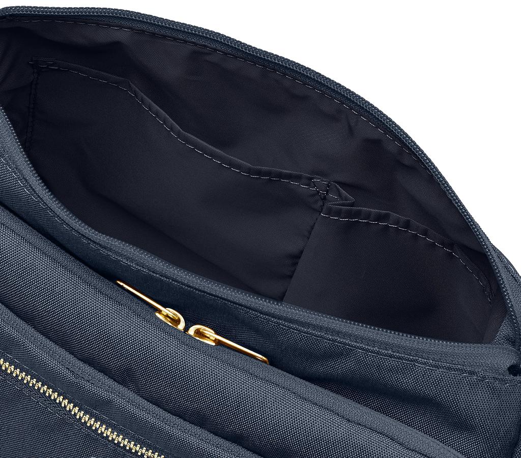 Anello Grande Women's Water-Repellent Shoulder Bag with 10 Pockets, Navy (GL GTC4132)