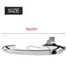 Car Exterior Door Handle 68069943AC For Fiat 500 2012- Outside Handle Chrome Left Driver Side Car Accessories-A87Q