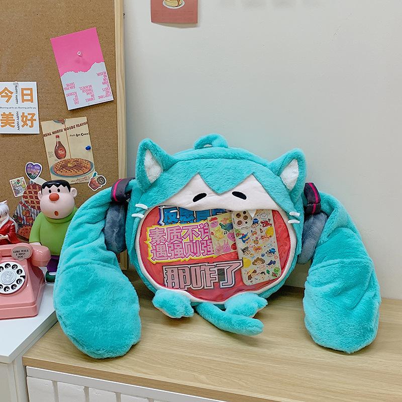 Japanese Hatsune Miku Two-dimensional Pain Bag Peripheral Miku Shoulder Bag Lolita Cartoon Girl Tide Pain Bag Series