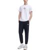 Fila Solid Color Logo Print Cuffed Loose Sports Casual Pants Men Bottoms Legendary-Blue F11M328605F-NV